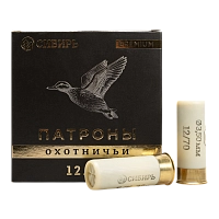 Патрон СИБИРЬ PREMIUM 12/70 охотничий дробовой 32г №3 б/к (К2-185,СХ2000) (пачка 25 шт) (в коробке 250шт