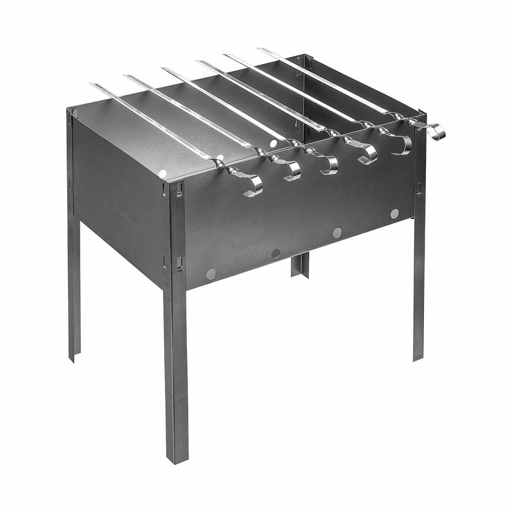 Мангал Boyscout 350x250x350x0,5мм (сборный, 6 шампуров). Фото №1