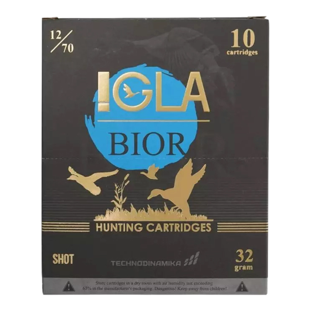 Патрон "Игла-Оптимум" 12/70 № 5 БИО 32 гр. (пачка 25шт, короб.,250). Фото №1