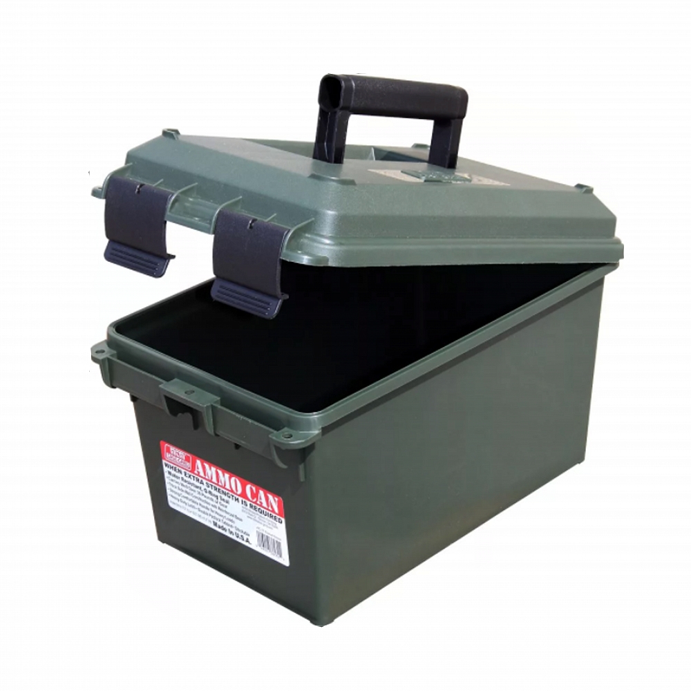 Ящик MTM Ammo Can 50 Caliber для патронов (влагозащищенный, зеленый). Фото №1