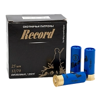 Патрон "Рекорд" (пластиковый контейнер) 12/70 №3 32 гр. NEW (пачка 25 шт, короб., 250)