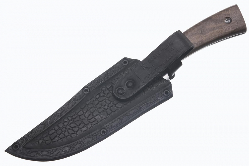 Нож Кизляр "Ф-1" (дерево, орех, ст. гарда). Фото №4