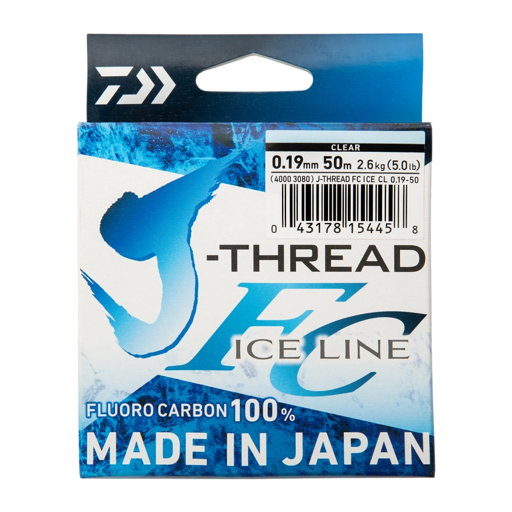 Леска Daiwa J-THREAD FC ICE LINE 0.19mm-50m. Фото №2