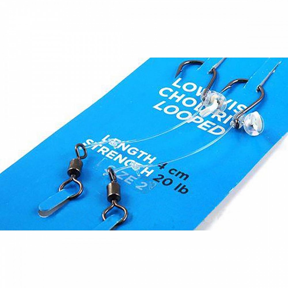 Оснастка волосяная Nautilus Low Vis Chod Rig 4см 20lb #2. Фото №1