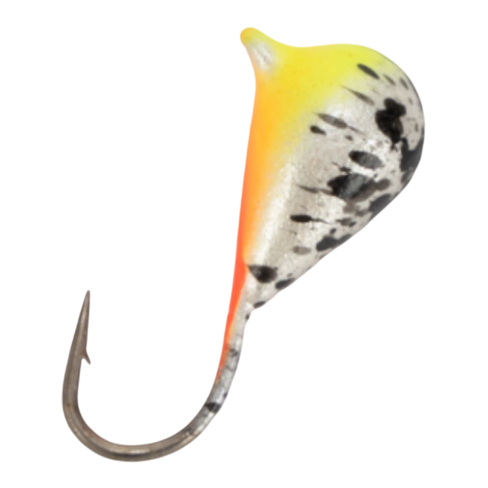 Мормышка Eco Deluxe Капля с ушком 4мм, #041 окрашенная (5 шт). Фото №1