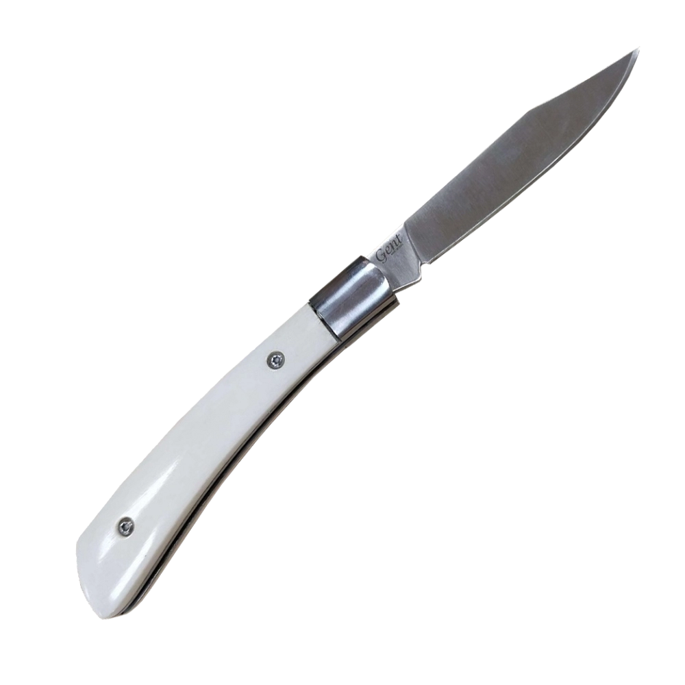 Нож складной Gent 440C S (Сатин, кость). Фото №2