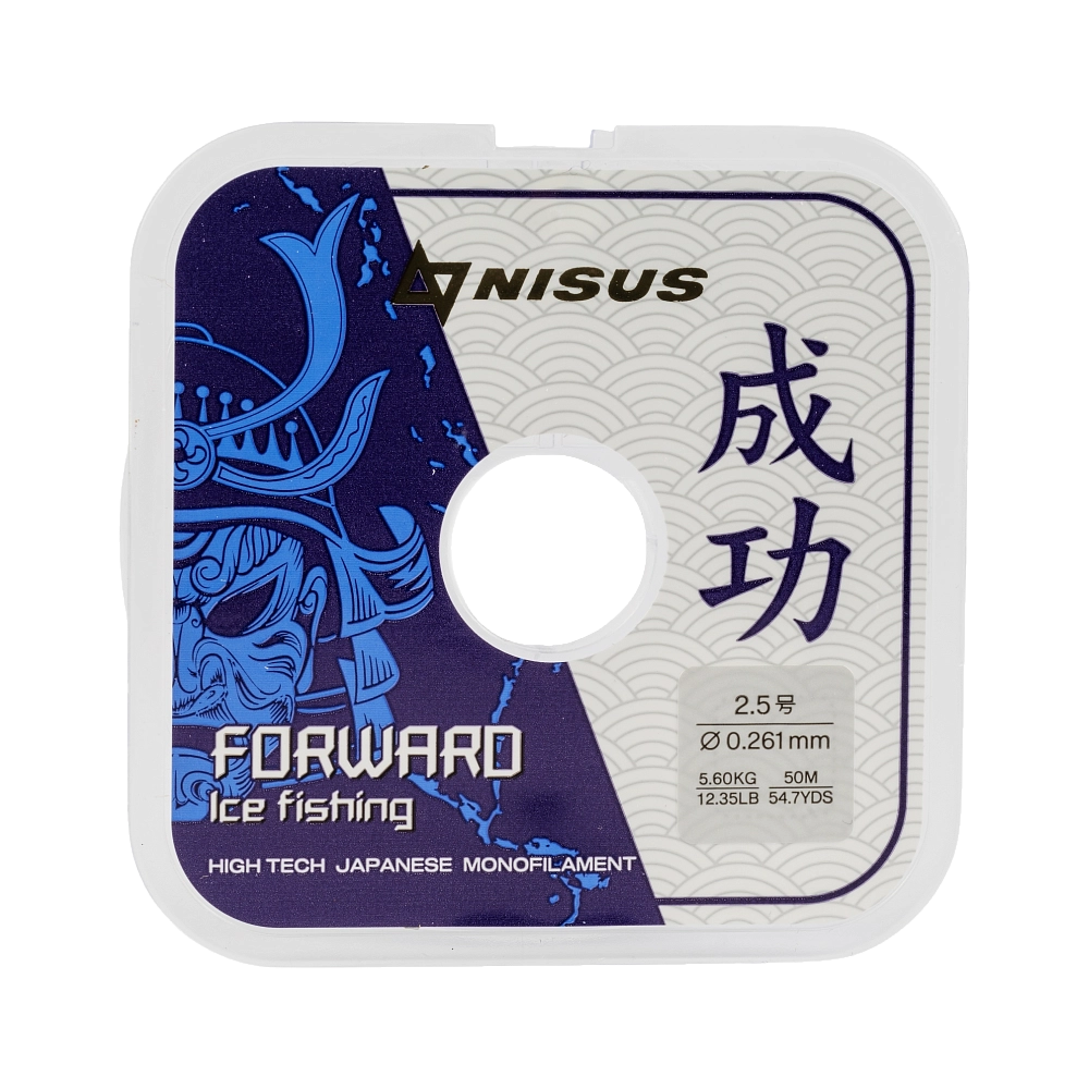 Леска Nisus FORWARD ICE FISHING 0,261mm/50m Nylon Transparent (N-FIF-0.261-50). Фото №2 Леска Nisus FORWARD ICE FISHING 0,261mm/50m Nylon Transparent (N-FIF-0.261-50). Фото №2