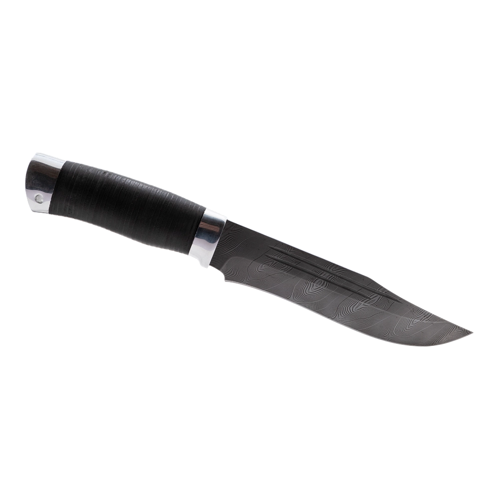 Нож ЗЗОСС, Н7, клинок ст. У10А-7ХНМ, рукоять дюраль, кожа. Фото №2