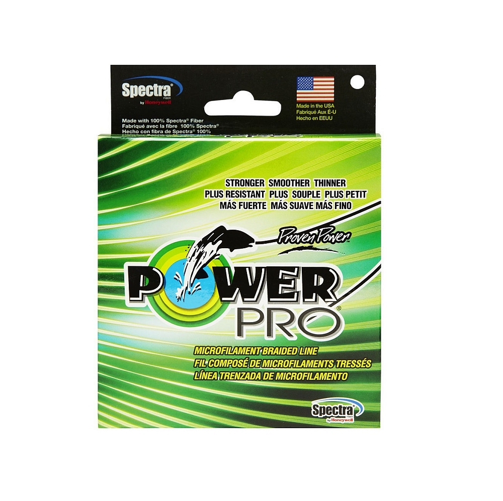 Леска плетеная Power Pro 135м зеленая 0,32/24кг. Фото №1