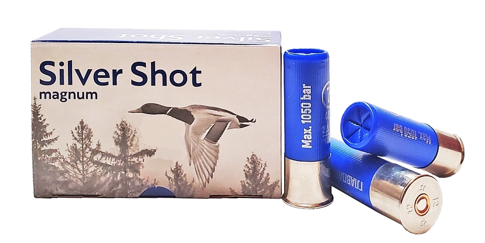 Патрон «Grand Patron» 12/76 №0 Магнум 48 гр. SILVER SHOT (в пачке 10 шт) (в коробке 200 шт.). Фото №2