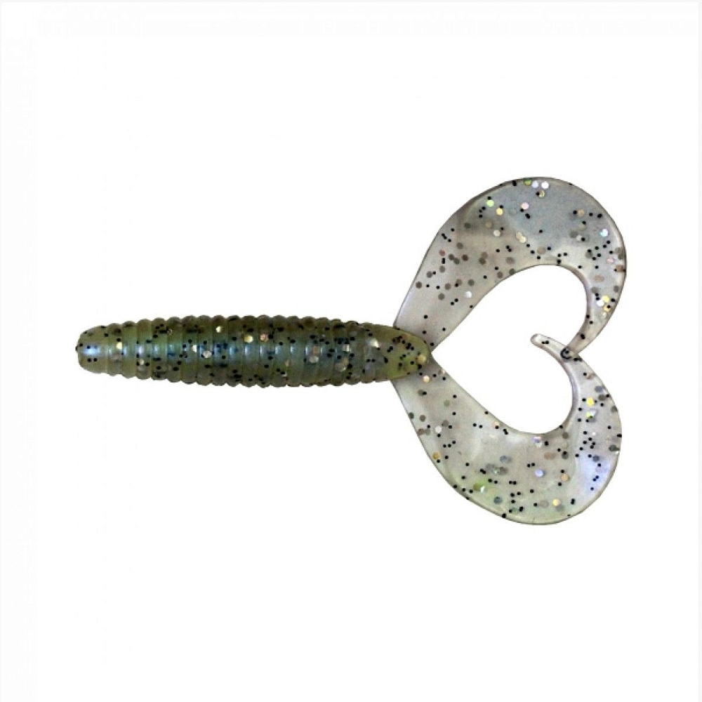 Твистер TAKEDO Hunter Двухвостый (50 мм, цвет D014, ароматизатор креветка, 8 шт). Фото №2