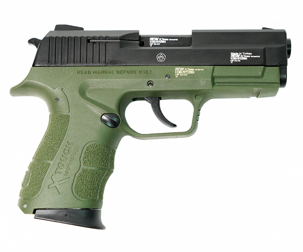 Пистолет охолощенный RETAY XTREME, Green, калибр 9mm. P.A.K. Фото №1