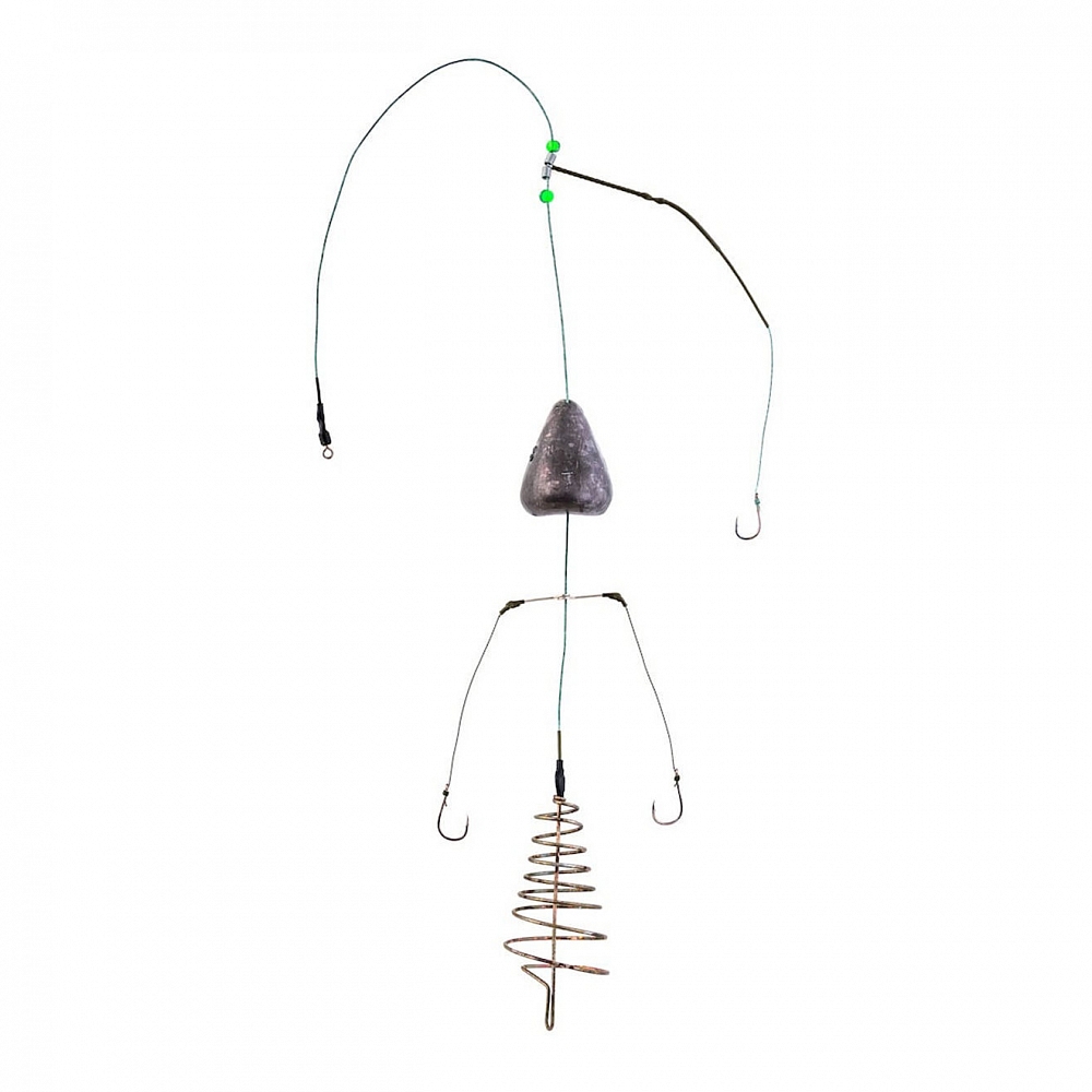 Оснастка № 15 груз 170гр кр № 2 с малым коромыслом для течения (Зимородок). Фото №1 Оснастка № 15 груз 170гр кр № 2 с малым коромыслом для течения (Зимородок). Фото №1