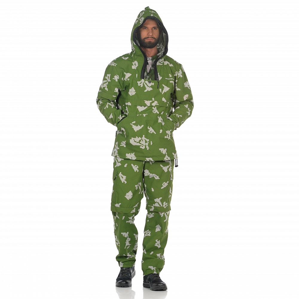 Костюм летний Антигнус с ловушками ткань смесовая цвет: Березка р. 52-54/182. Фото №4 Костюм летний Антигнус с ловушками ткань смесовая цвет: Березка р. 52-54/182. Фото №4