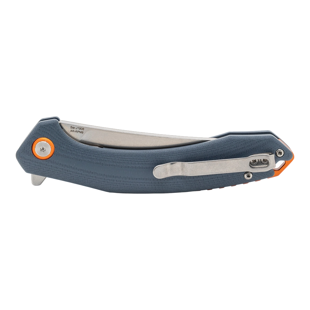 Нож складной CJRB Gobi, клинок AR-RPM9, рукоять серый G10. Фото №4 Нож складной CJRB Gobi, клинок AR-RPM9, рукоять серый G10. Фото №4