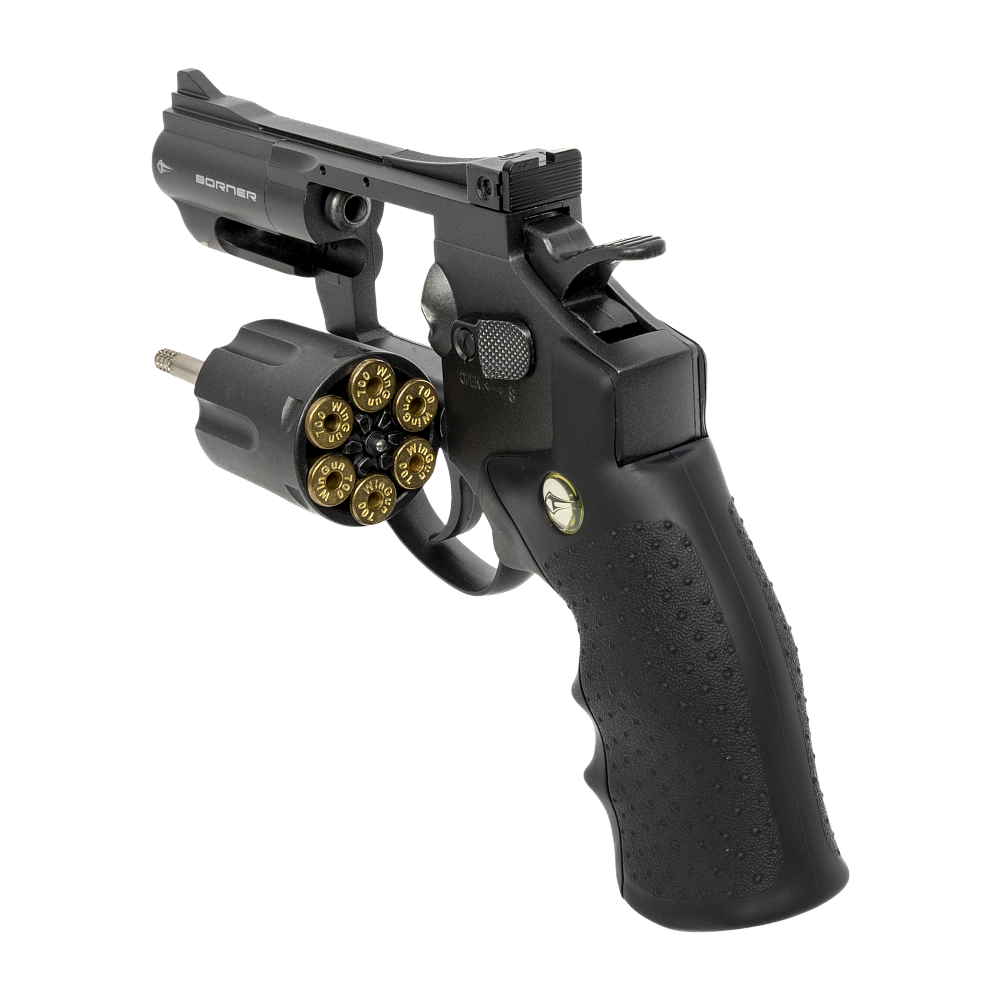 Револьвер пневматический BORNER Super Sport 708, калибр 4,5 мм (с картриджи 6 шт.). Фото №9 Револьвер пневматический BORNER Super Sport 708, калибр 4,5 мм (с картриджи 6 шт.). Фото №9
