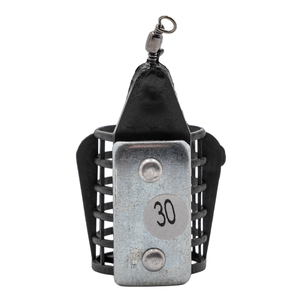 Кормушка фидерная с крыльями пласт с вертл черн 32мм 30гр. Фото №2