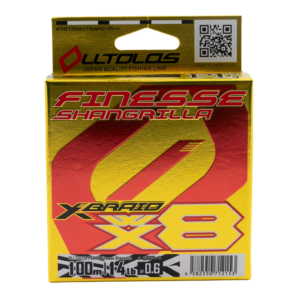 Шнур плетёный YGK X-Braid Olltlos PE WX8 Finesse Shangrilla 100m #0.6-14lb. Фото №1 Шнур плетёный YGK X-Braid Olltlos PE WX8 Finesse Shangrilla 100m #0.6-14lb. Фото №1