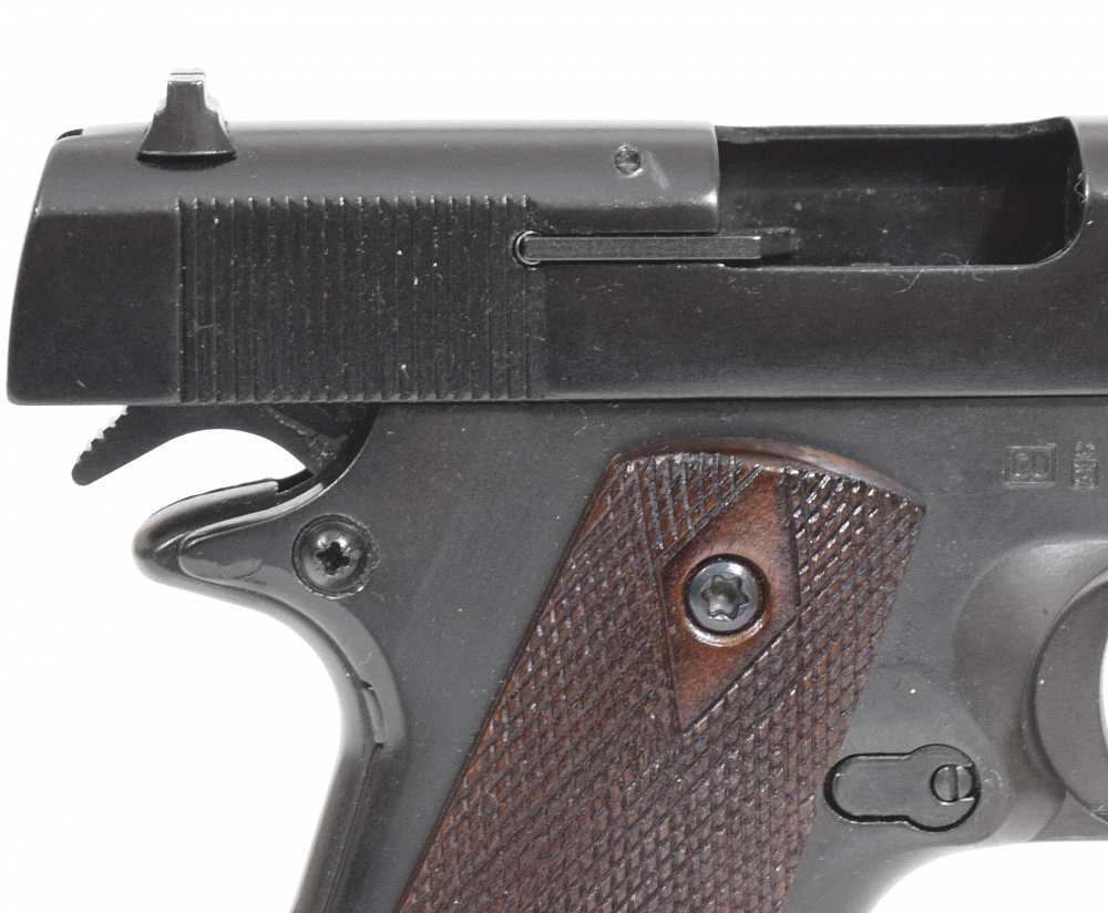Оружие списанное, охолощенное пистолет CLT 1911 CO калибр 10х24 (черный). Фото №9
