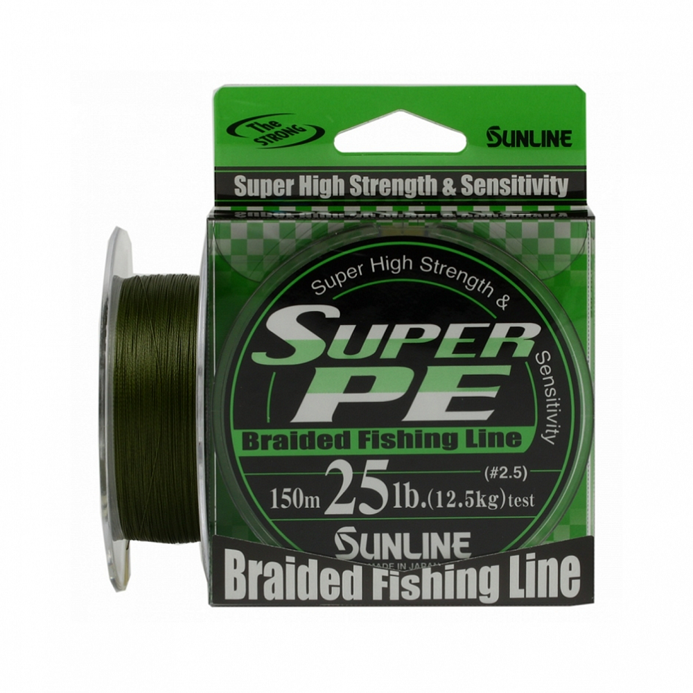 Шнур плетеный Sunline SUPER PE DARK GREEN 300m #2.0 20lb. Фото №1