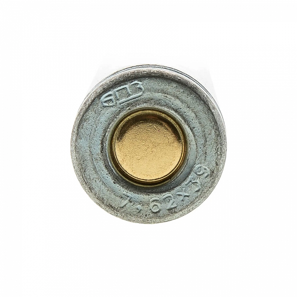 Патрон нарезной БПЗ калибр 7,62х39 FMJ Barnaul SILVER МАЖОР оцинкованная гильза 9,65гр.(в пач 20ш)(в кор 500). Фото №3