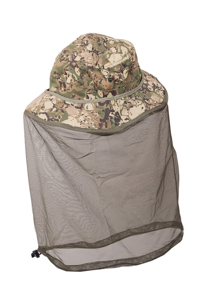 Панама с сеткой / смесовая ткань / тундра ((59)). Фото №2