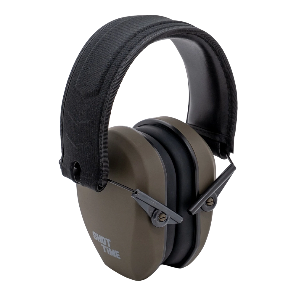 Наушники противошумные ShotTime 18 стрелковые, NRR 25dB /SNR 31dB, мягкое оголовье экокожа+ткань. Фото №5 Наушники противошумные ShotTime 18 стрелковые, NRR 25dB /SNR 31dB, мягкое оголовье экокожа+ткань. Фото №5
