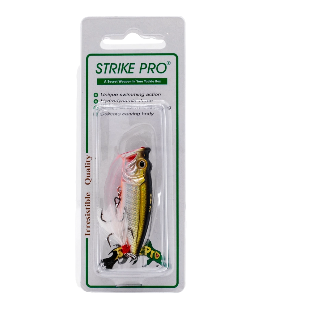 Воблер Strike Pro Pike Pop Mini 45, 45мм, 4 гр, цвет: SH-002B#612T. Фото №1 Воблер Strike Pro Pike Pop Mini 45, 45мм, 4 гр, цвет: SH-002B#612T. Фото №1