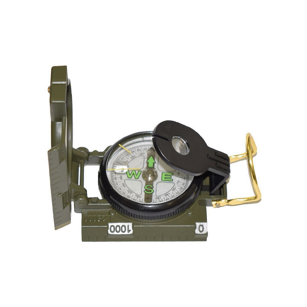 Компас ДС 45-5В, металлический корпус, зеленый. Фото №4