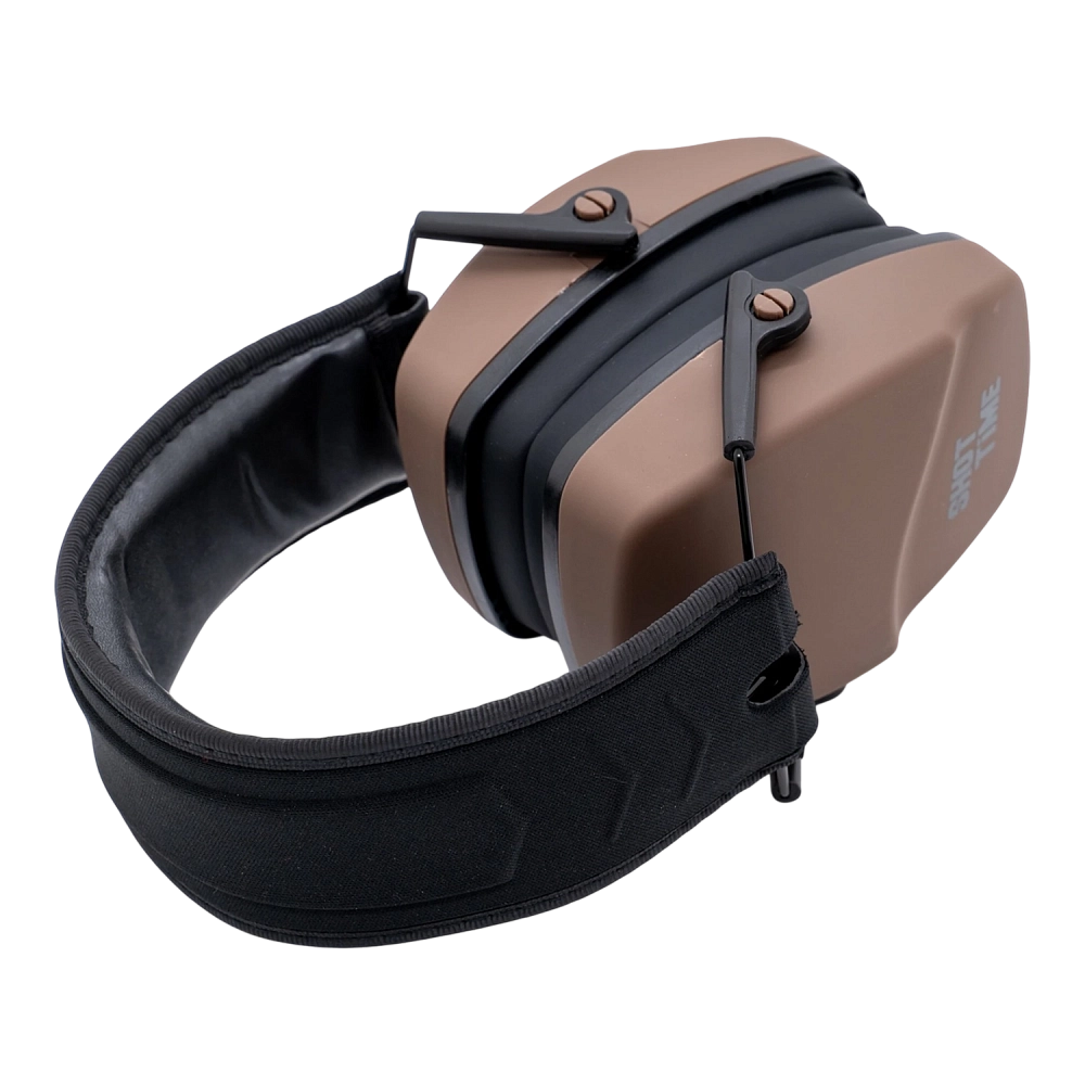 Наушники противошумные ShotTime 16 стрелковые, NRR 25dB /SNR 31dB Tan. Фото №4