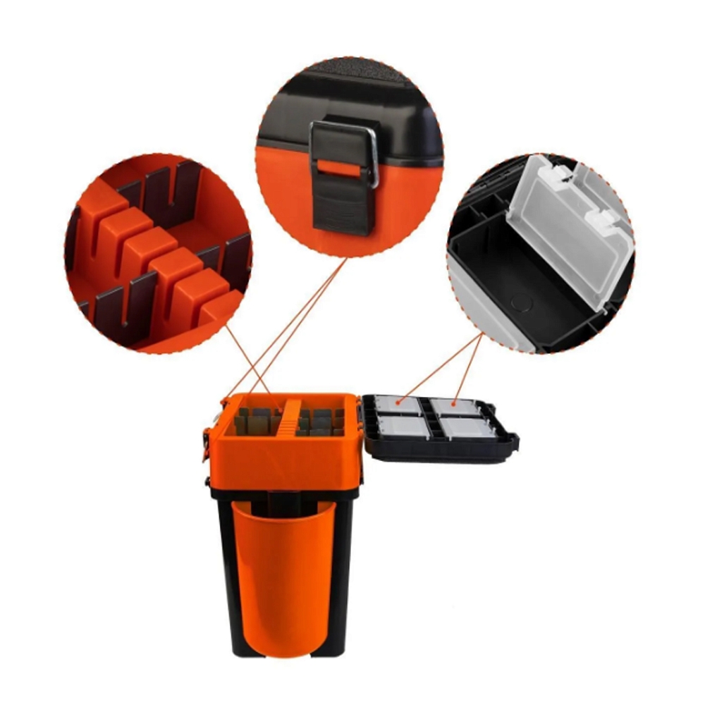 Ящик зимний FishBox 19л оранжевый Helios. Фото №4 Ящик зимний FishBox 19л оранжевый Helios. Фото №4