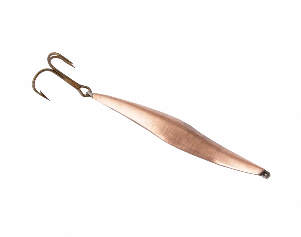 Блесна зимняя DIXXON-RUS "Уралка-Т" (медь) (3,3гр) (3шт) блистер. Фото №1