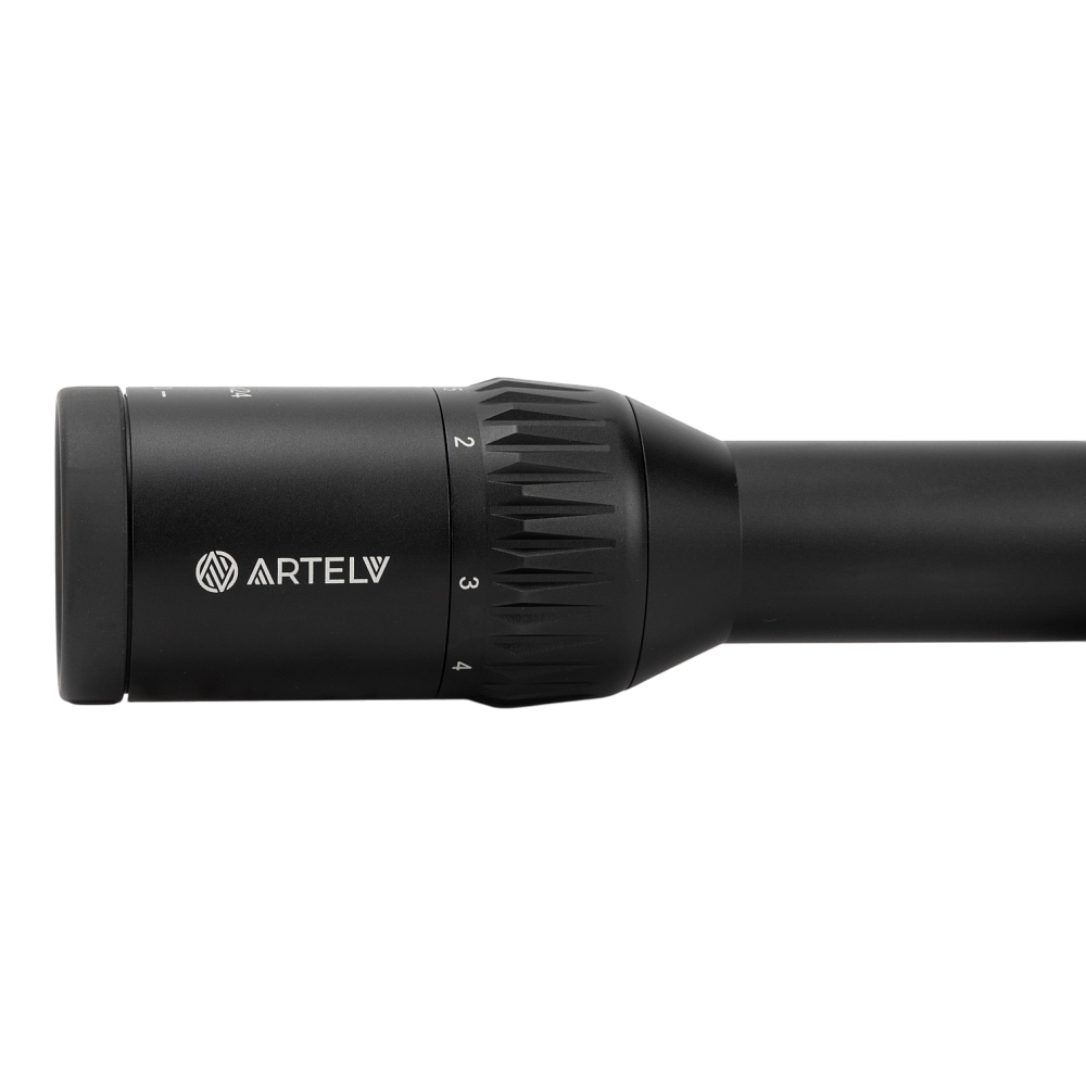Прицел оптический ARTELV CRS 1-4x24 SFP, 30mm, с подсветкой fiber. Фото №8