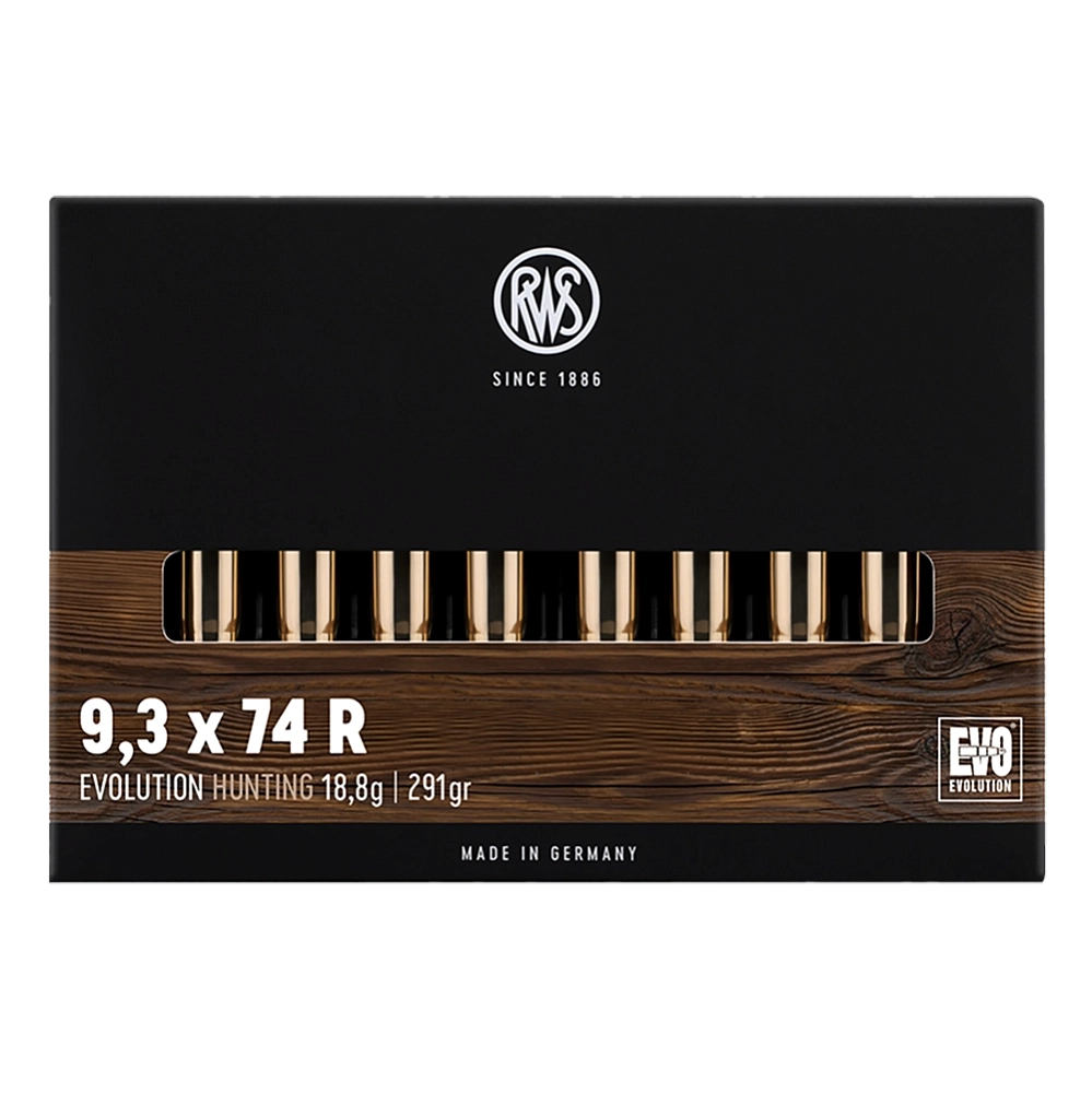 Патрон нарезной RWS калибр 9.3x74R EVO 18,8 гр. 291grn. (в пачке 20 шт.). Фото №2 Патрон нарезной RWS калибр 9.3x74R EVO 18,8 гр. 291grn. (в пачке 20 шт.). Фото №2