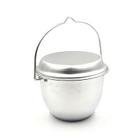 Котелок костровой "СЛЕДОПЫТ" конический, 2.5 л, алюминий /10/