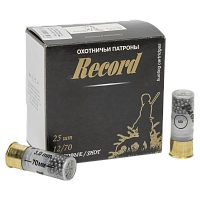 Патрон "Рекорд" (бесконтейнерный) увеличенная осыпь 12/70 №5 34 гр. NEW (пачка 25 шт, короб. 250 шт)