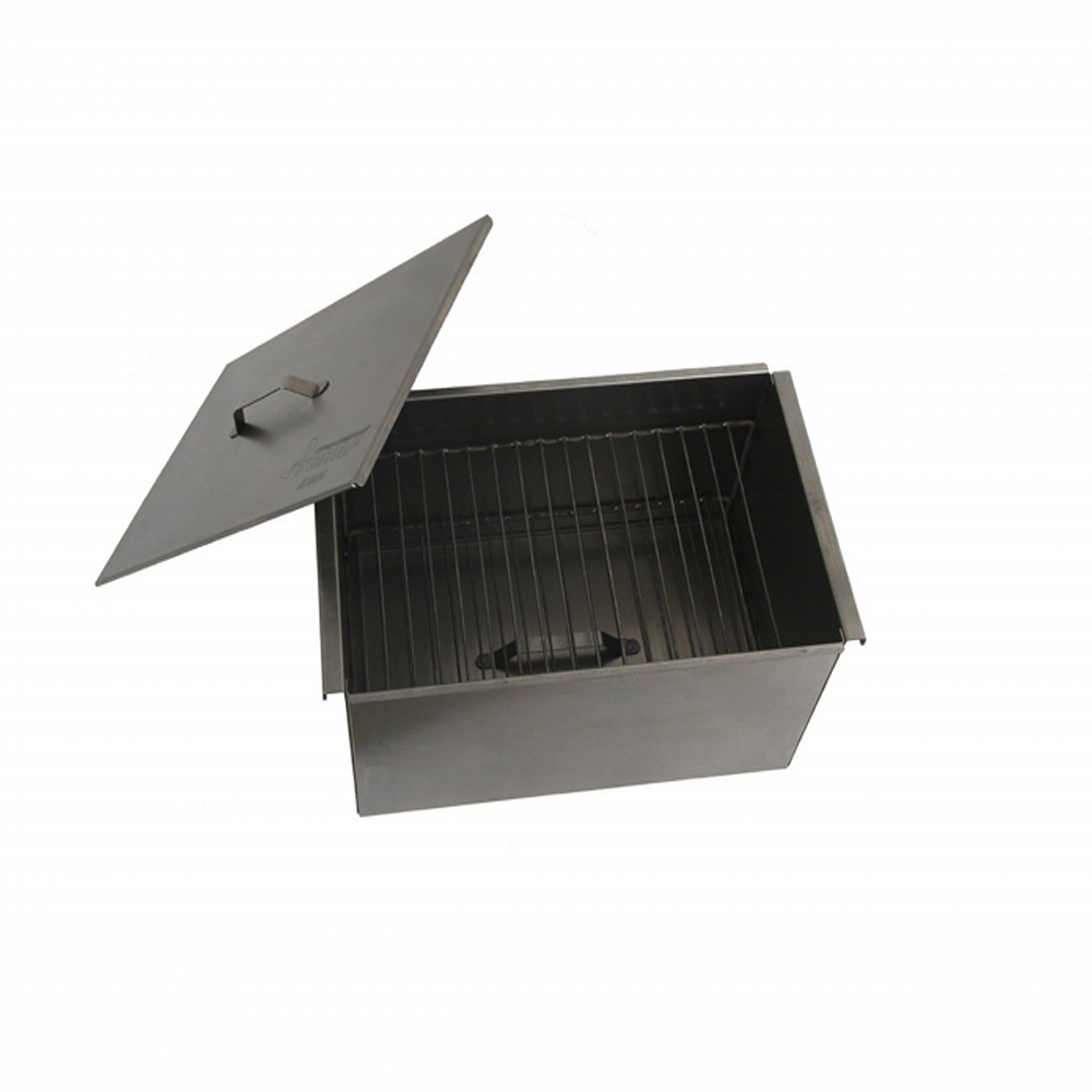 Коптильня двухъярусная с поддоном для сбора жира 450х280х240 (сталь 1,5 мм) Тонар (К-001)										. Фото №3