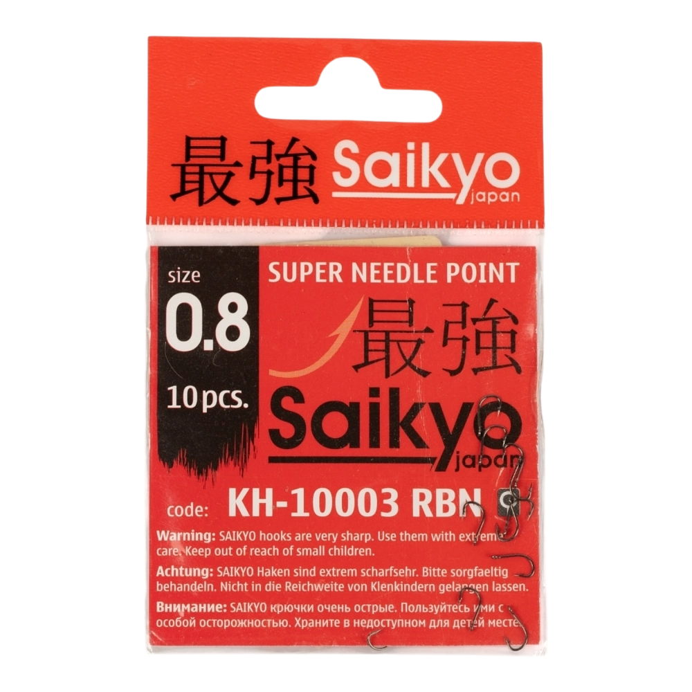 Крючок KH-10003RBN № 0,8 (Saikyo). Фото №1
