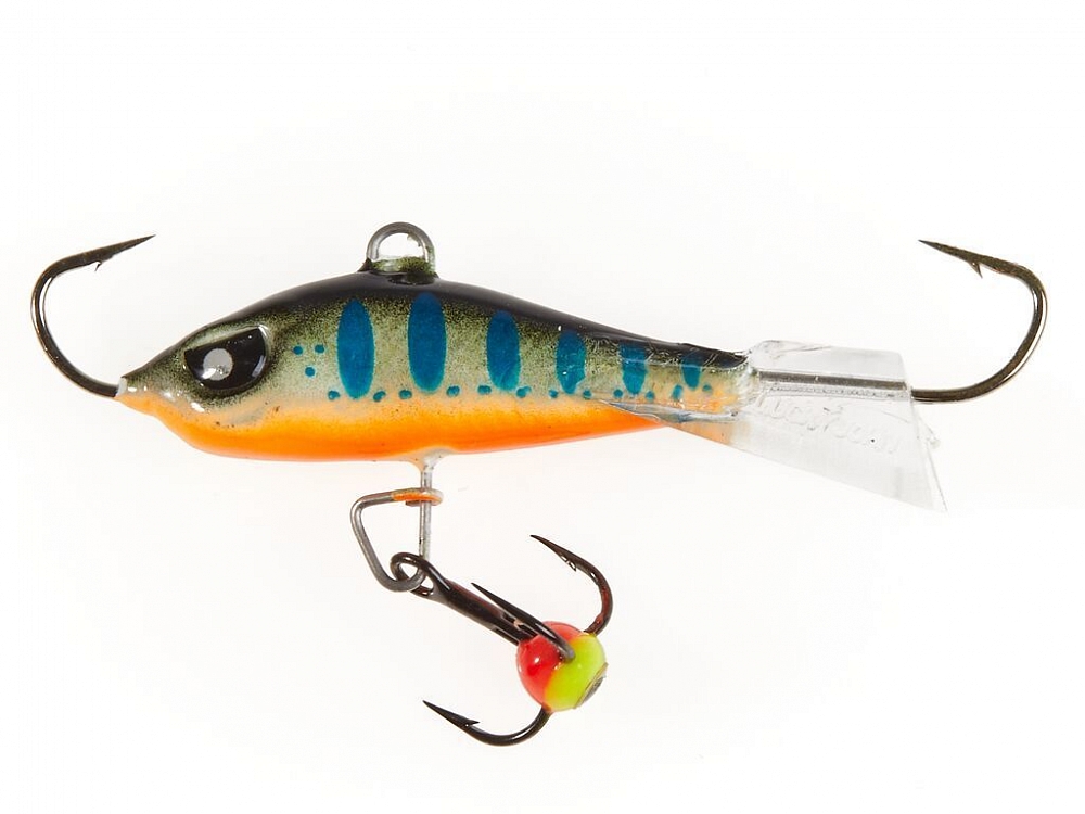 Балансир Lucky John BALTIC 40мм, 10гр, цвет (103) с тройником. Фото №2