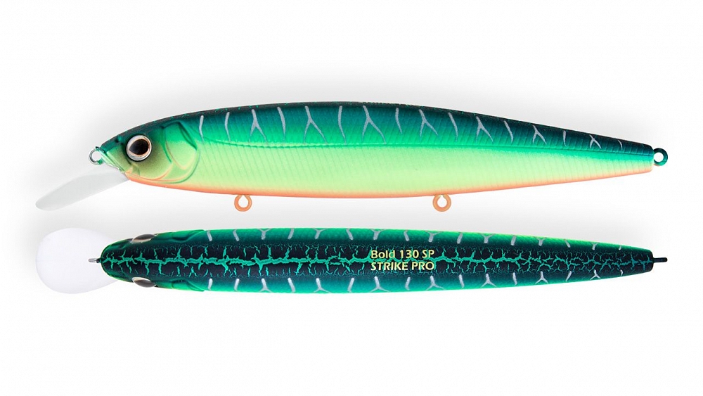 Воблер Strike Pro Bold 110SP, 110мм, 15,4гр, заглубление 0,8м-1,5м (EG-191A-SP#A223S-RP). Фото №2