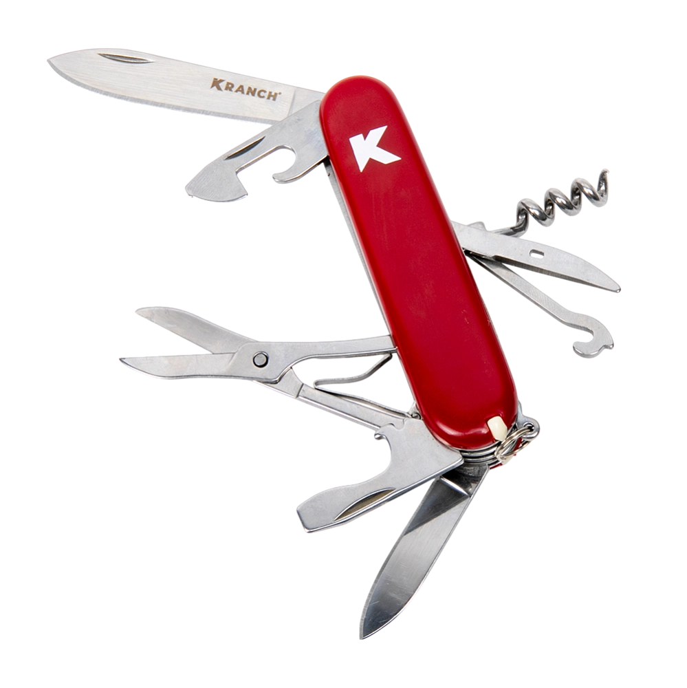 Нож складной туристический Kranch R-109, red. Фото №1