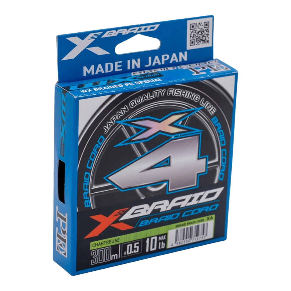 Плетёный шнур YGK X-Braid Braid Cord X4 300м #0.5-10lb. Фото №1 Плетёный шнур YGK X-Braid Braid Cord X4 300м #0.5-10lb. Фото №1