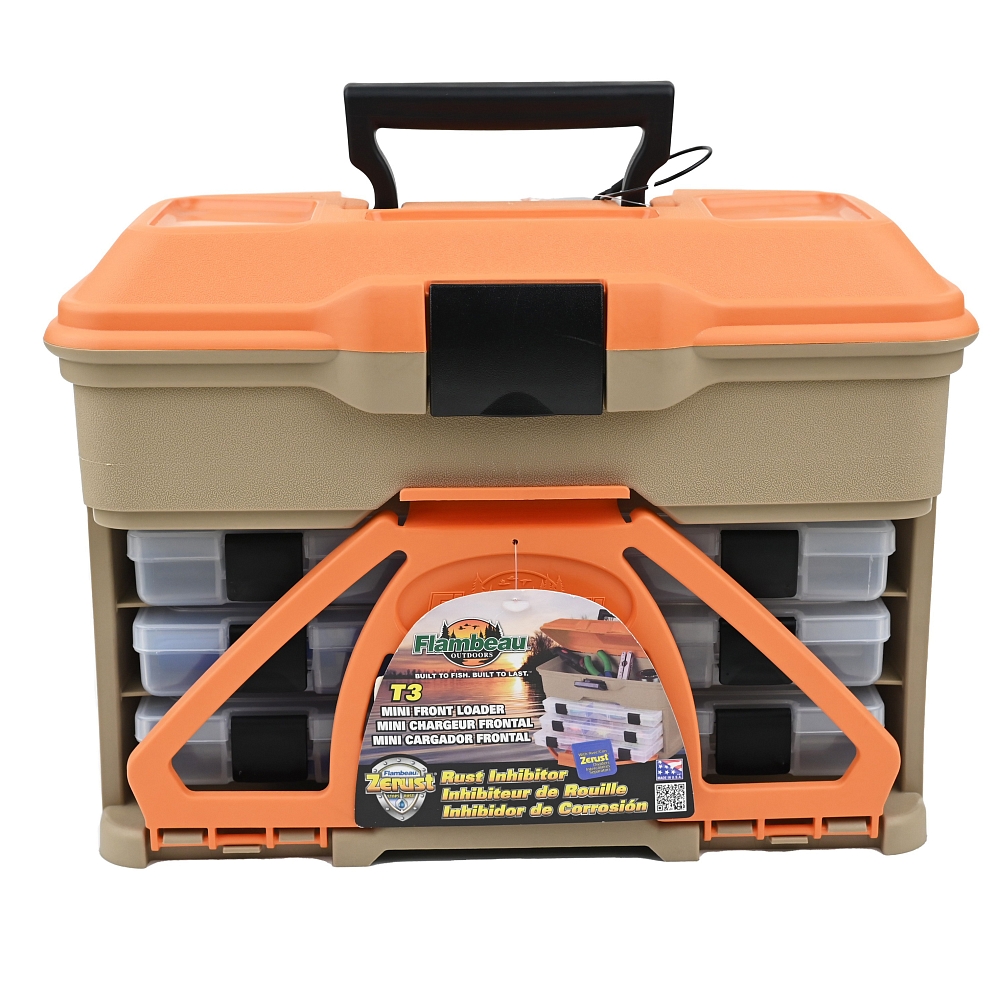 Ящик рыболовный пластиковый Flambeau T3 MINI FRONTALOADER ZERUST. Фото №2