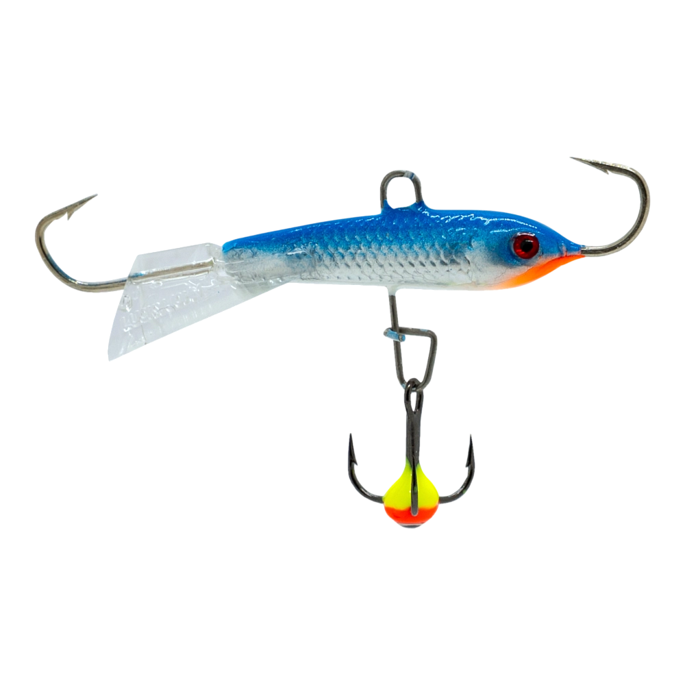 Балансир Lucky John CLASSIC 40мм, 6гр, цвет (15H) с тройником. Фото №2