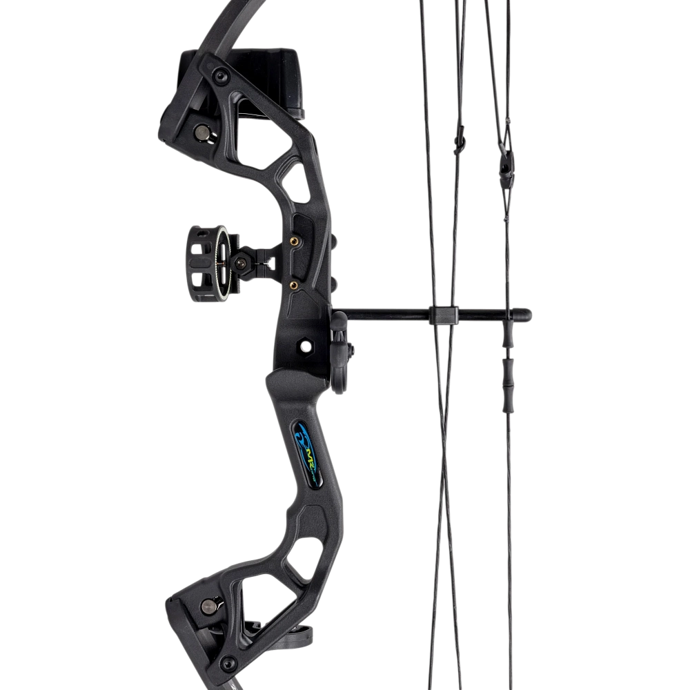 Лук Man Kung CBK2, блоч, черный, 25lbs. Фото №4