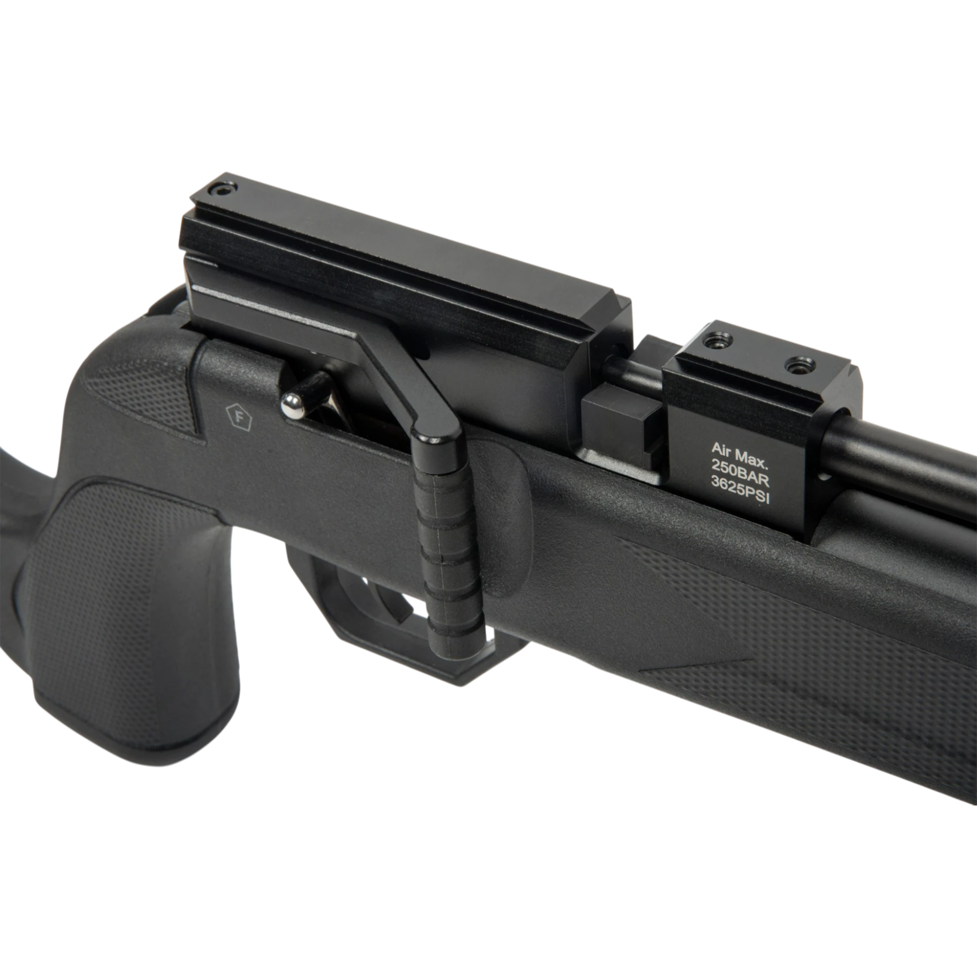 Винтовка пневматическая Borner PCP Streamline Regulator cal. 6,35 мм, 3Дж. (2 маг, черный пластик). Фото №30