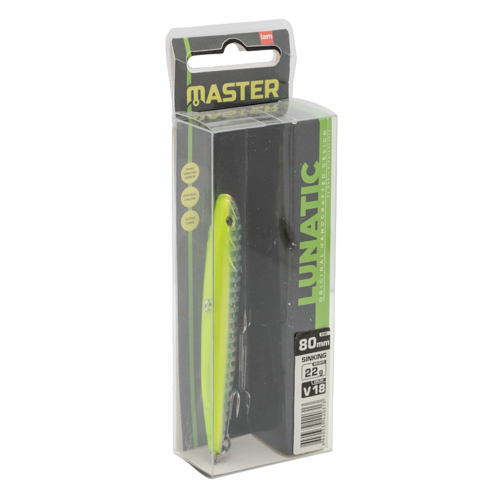 Воблер-раттлин IAM Master Lunatic, 80мм, 22гр, цвет (V18). Фото №3