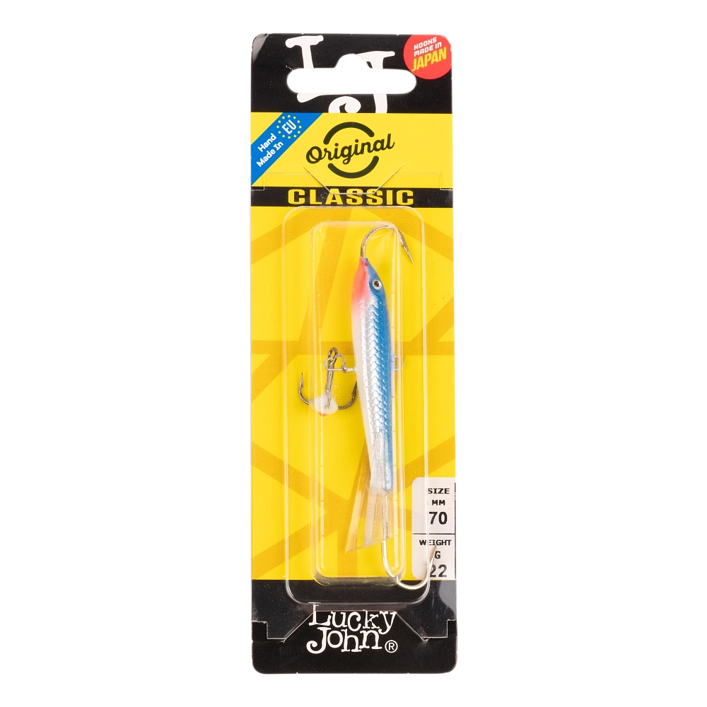 Балансир Lucky John CLASSIC 70мм, 22гр, цвет (15H) с тройником. Фото №1