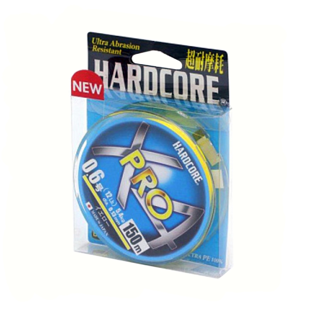 Плетеный шнур Duel PE Hardcore X4 PRO 150m Orange #0.8 (0.15mm) 6.4Kg. Фото №2