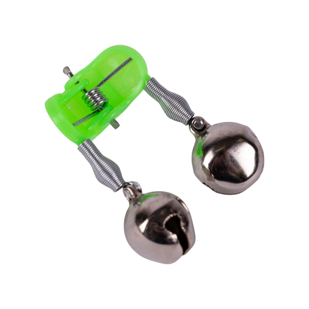 Бубенчик Tirana двойной с пластиковой прищепкой уп.10шт. Фото №4